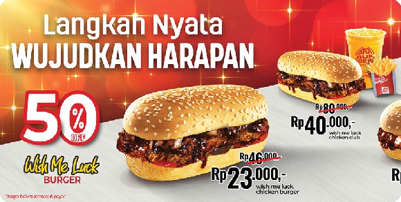 Wish Me Luck Burger Fortune 50% OFF